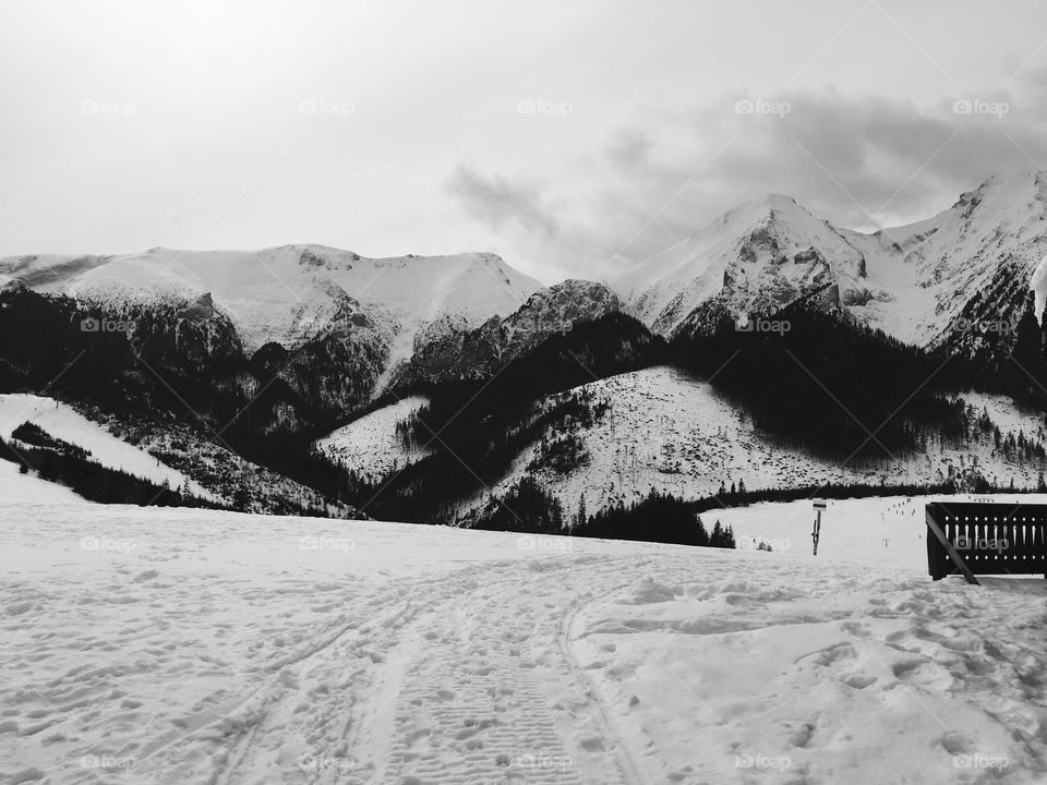 Slovakia, Ždiar, lyžiarske stredisko Strednica