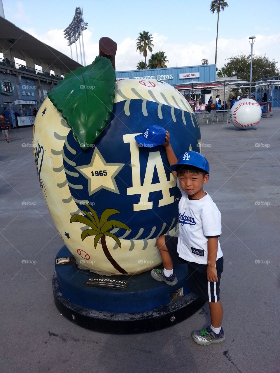 Dodgers baseball kid