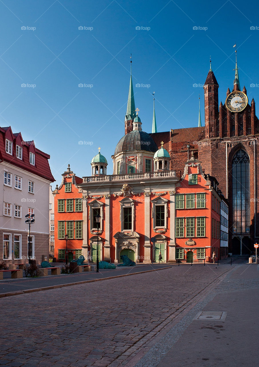 poland architecture monument gdansk by kozjar