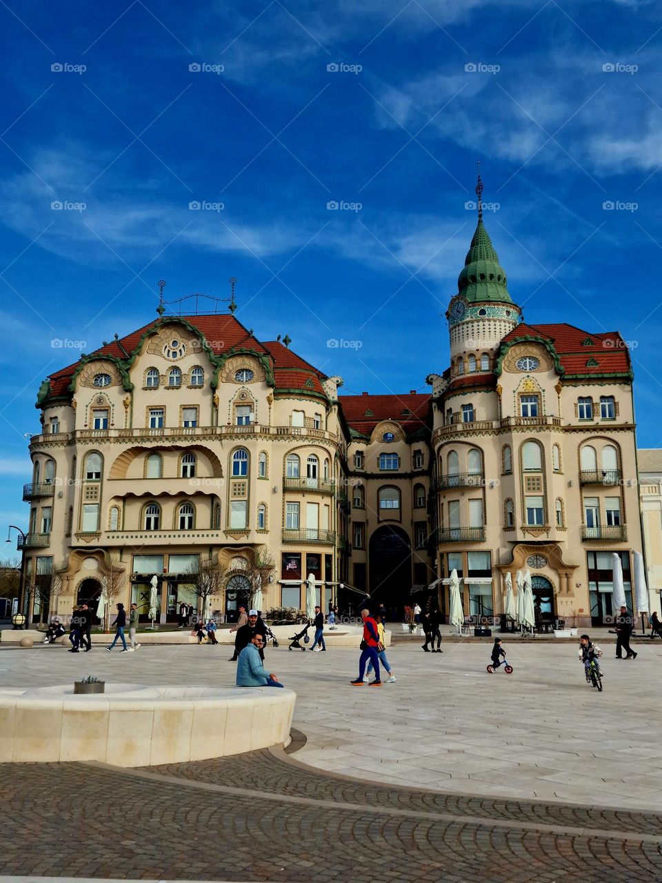 the center of the city of Oradea