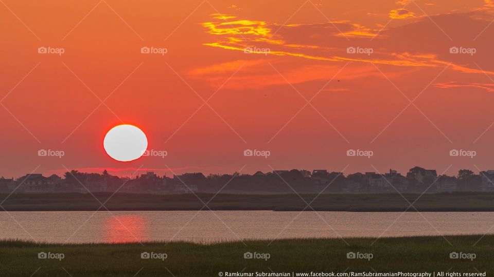 Sunrise over Plum Island 