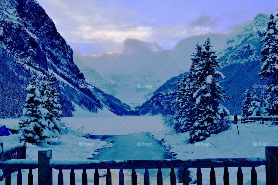 Lake Louise in December