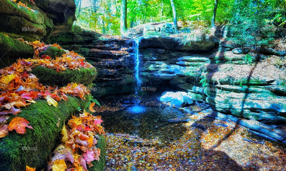 Dundee Falls in Dundee Ohio