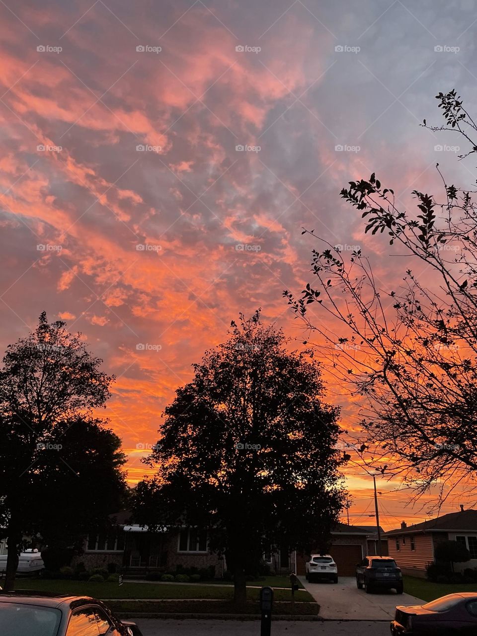 Spring Sunrise Over Buffalo,New York