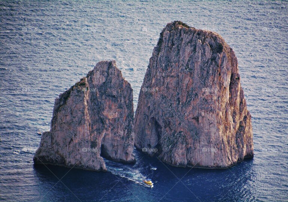 Faraglioni. Isle of Capri, Italy 