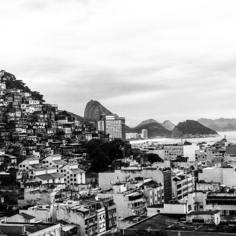 Copacabana slum, Rio de Janeiro, Brazil 