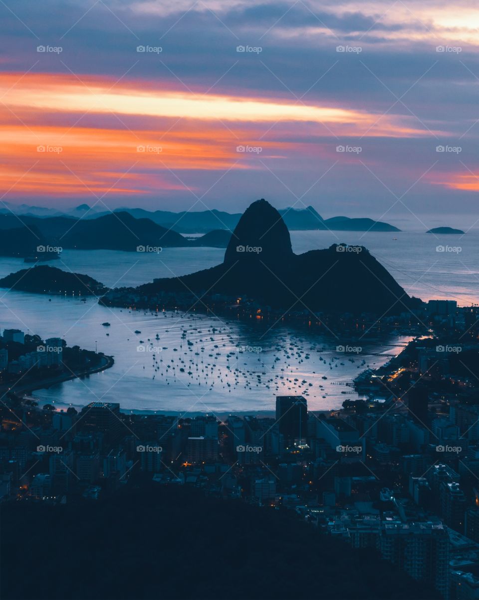 Rio de janeiro sunrise