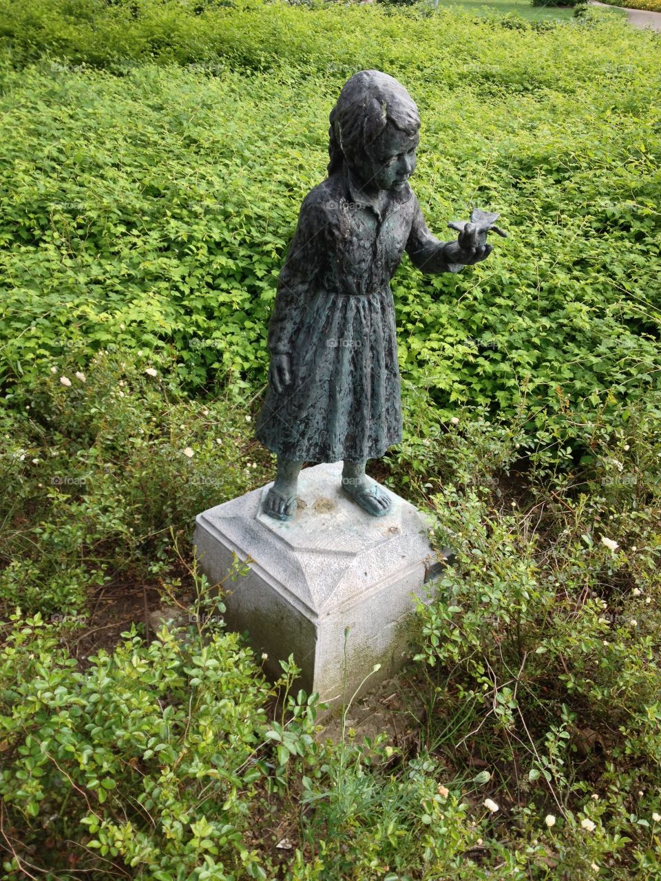 Lady Statue.