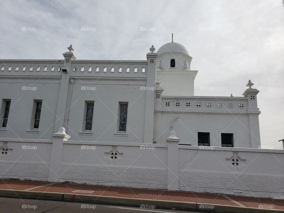 white church