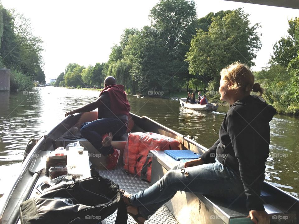 Amsterdam canal cruising