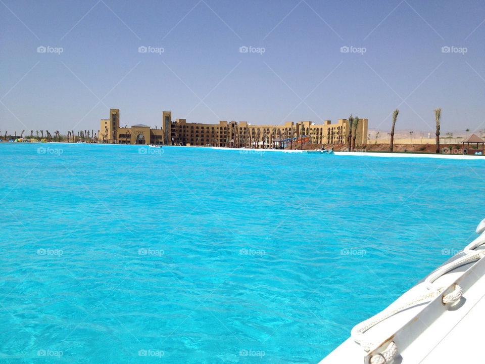 blue water pool beautiful by a.bilbaisi