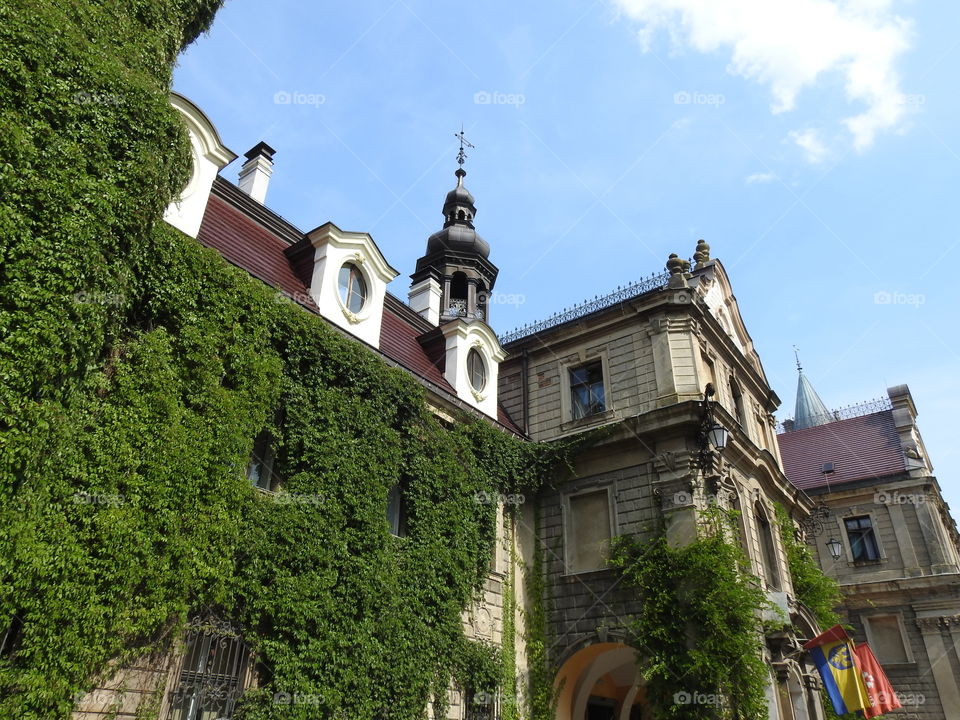 Palace in Moszna. Poland