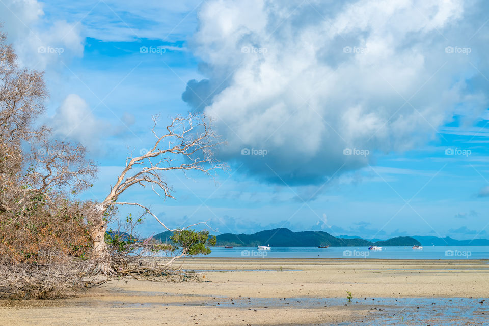 Nice moning scene on LamHad beach in Koh Yoal Yai Thailand