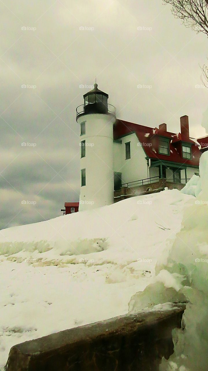 Frozen Lighthouse