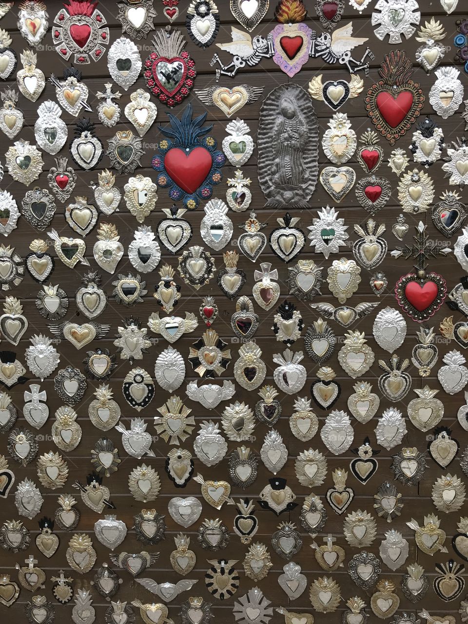 Heart wall in silver lake
