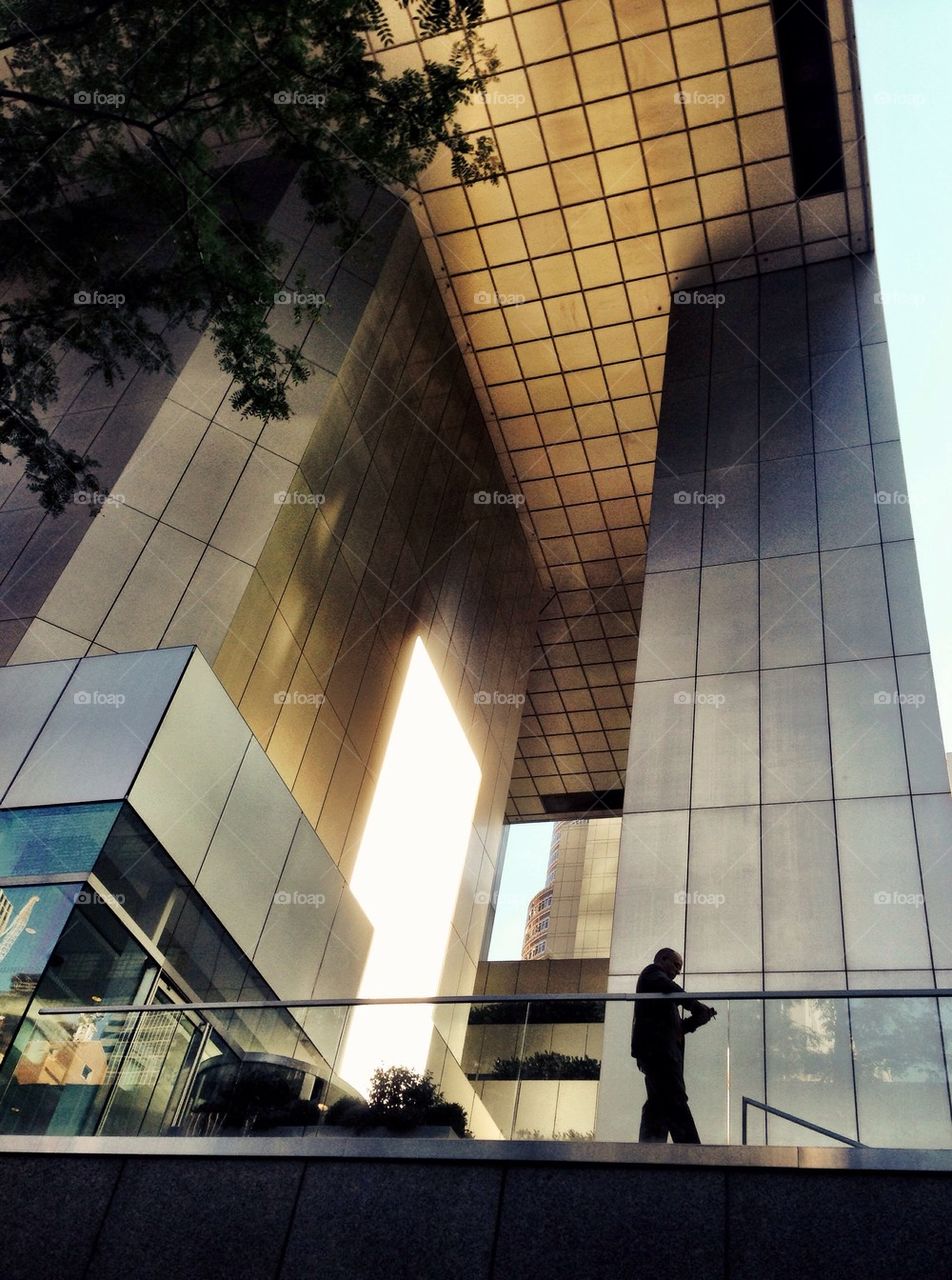 Architecture at work and taking a break