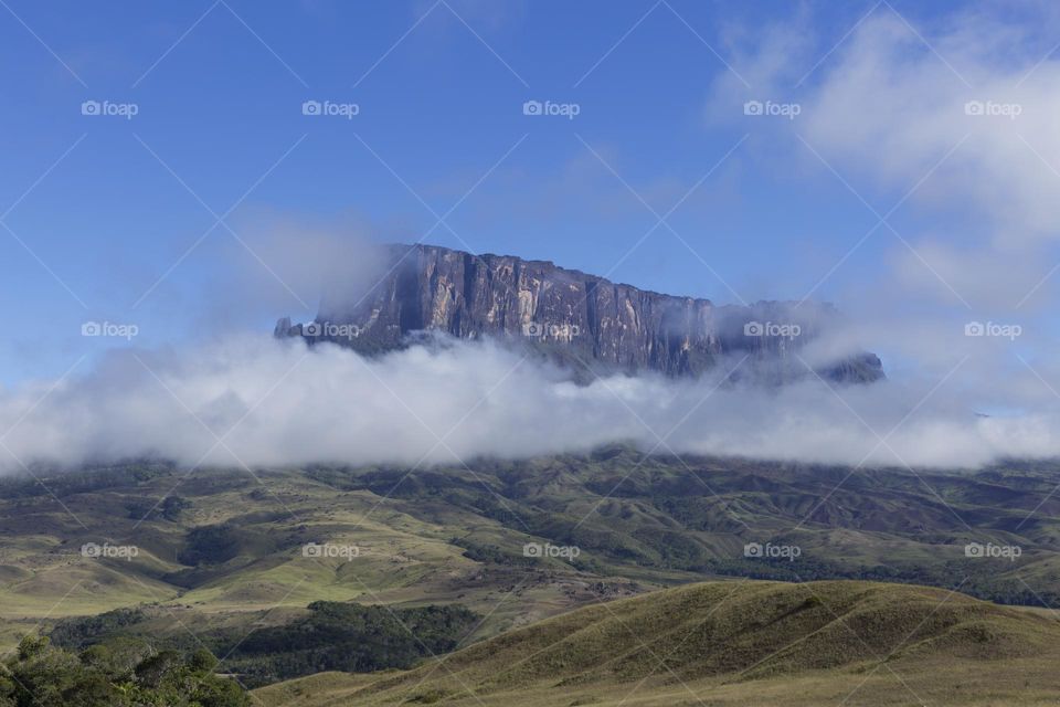 Clouds - Mountain and clouds.