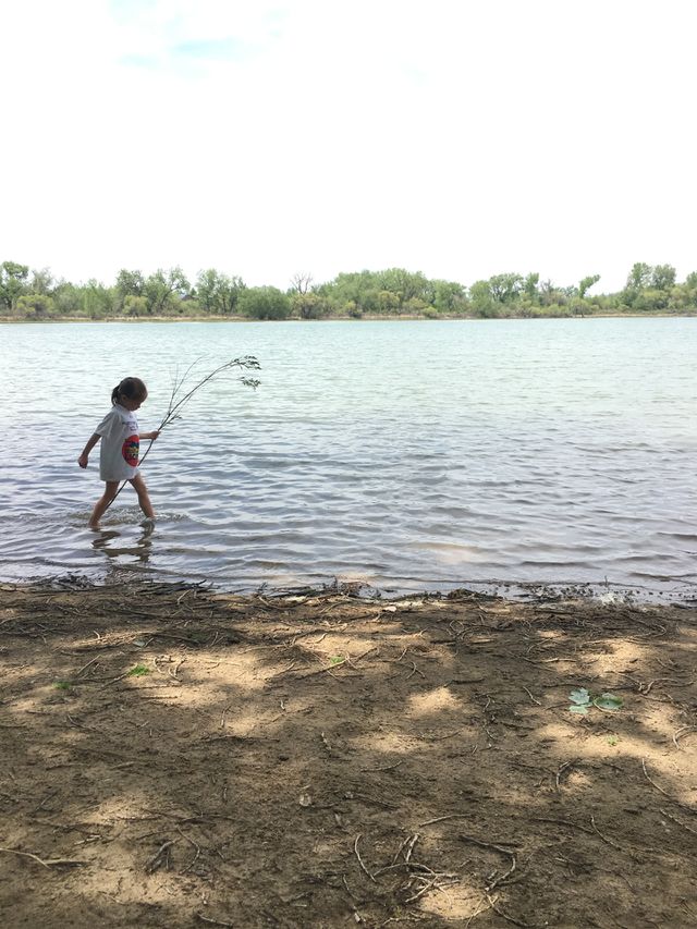 At the lake