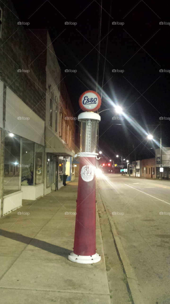 Old Gas Station Light