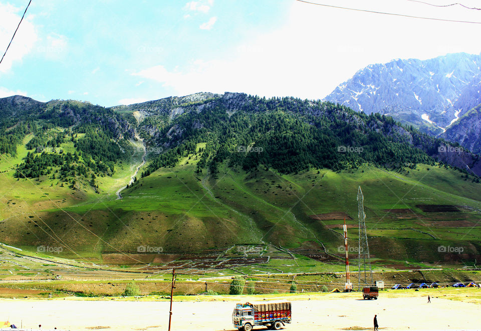 Kashmir sonmarg hill station