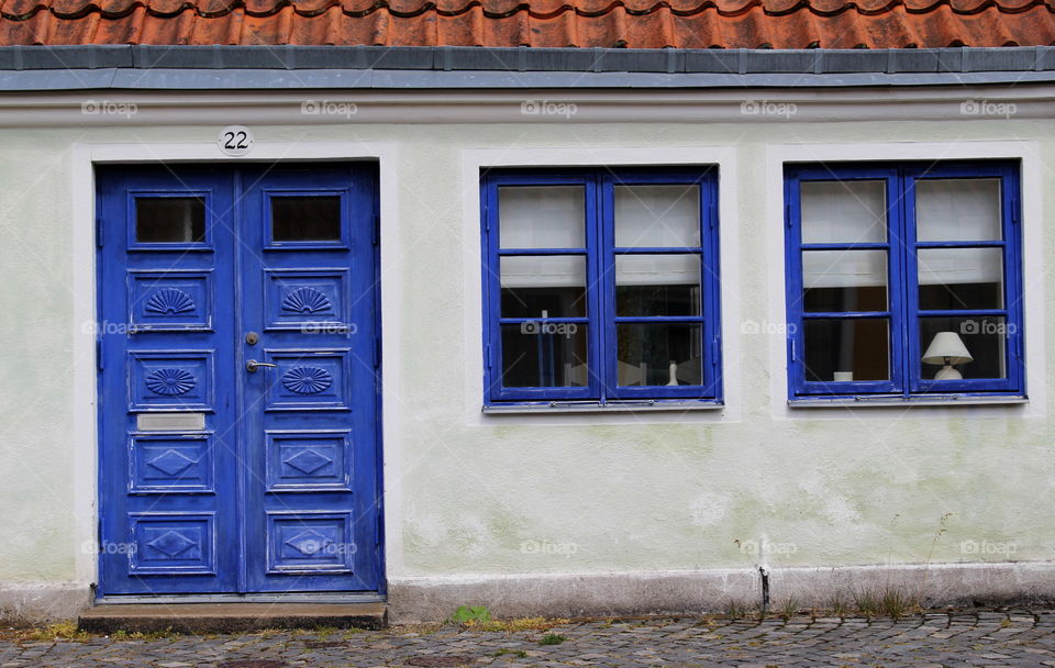 Blue in Simrishamn.