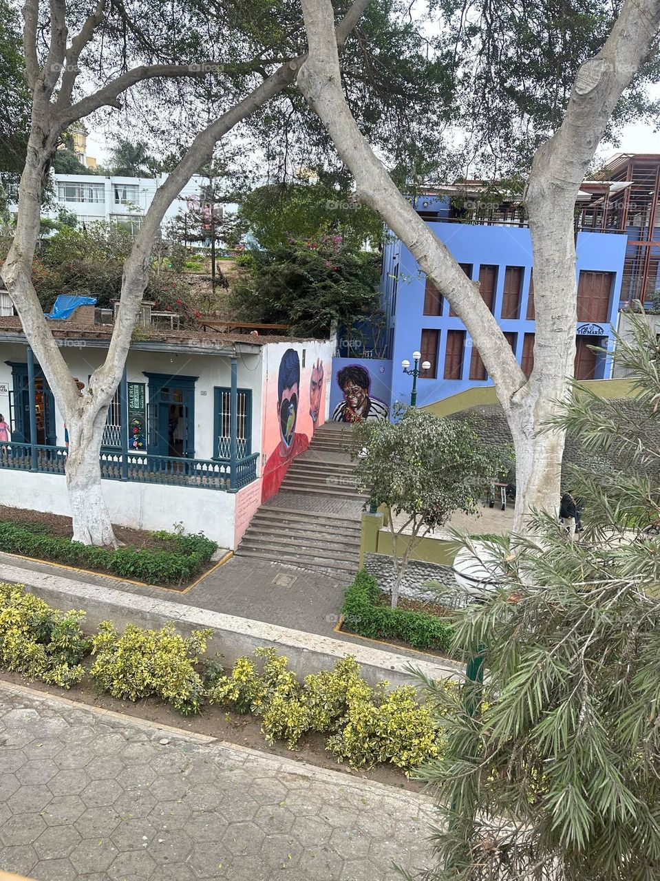 Artistic and beautiful Barranco community in Lima, Peru