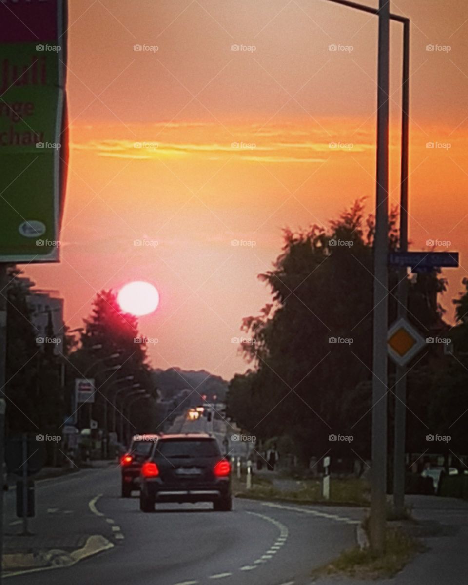 Sunset in my city ... somewhere in Germany