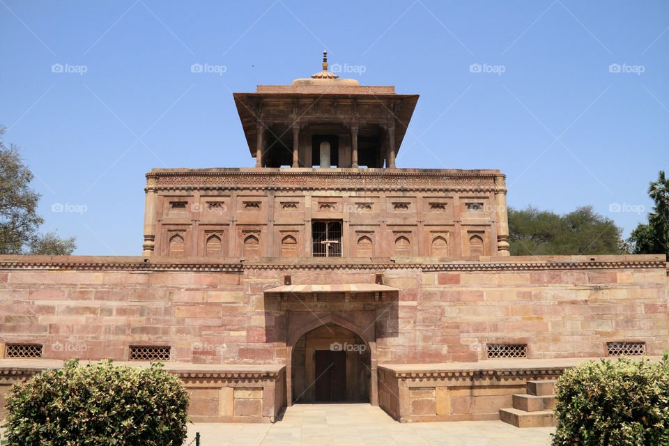 Old ancient building in allahabad, uttar Pradesh, India