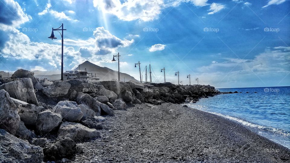 The sun Shines in Xylokastro,Greece