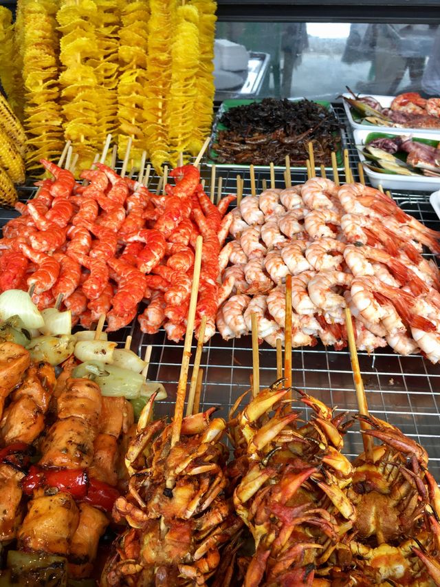 From the sea on a stick ... 