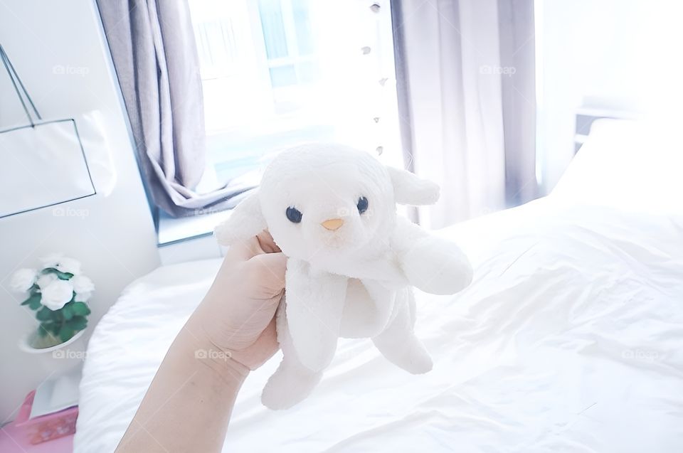 little sheep doll puffy and cute