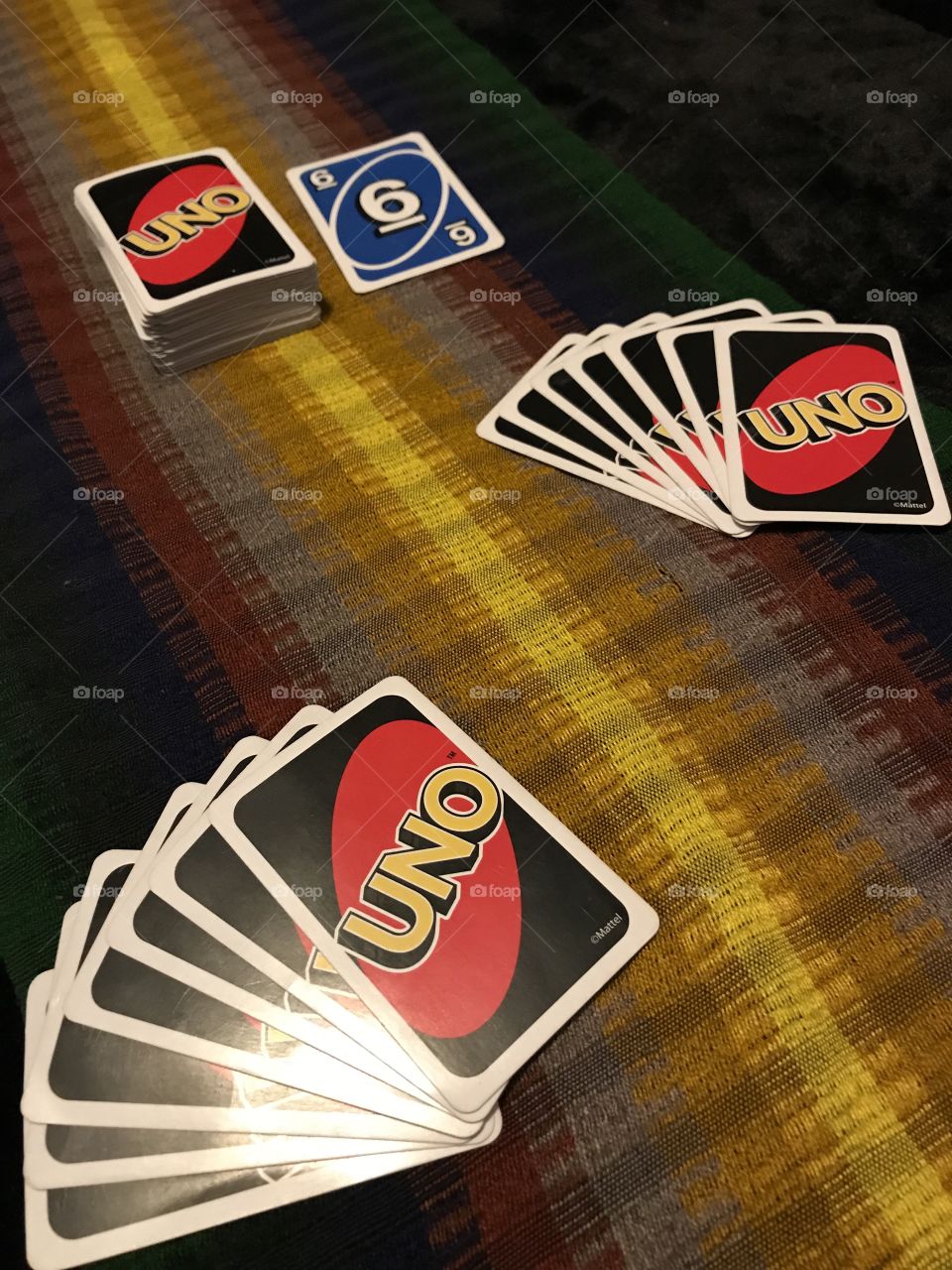 Playing UNO