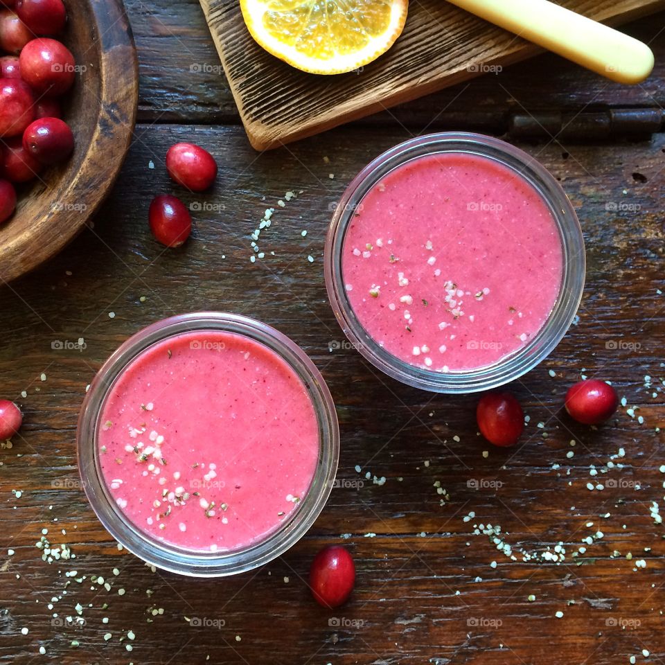 Cranberry Banana Smoothie