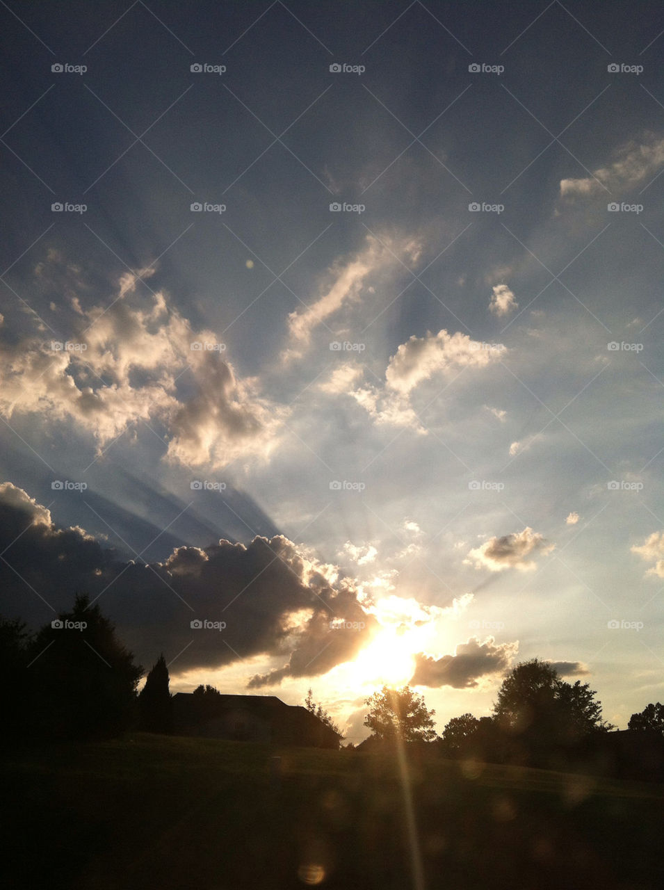 sky sunset no trees. by katye_manjo