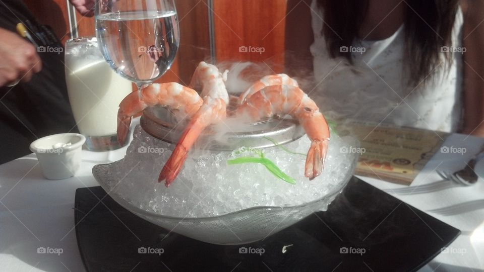 Cocktail shrimp. fun