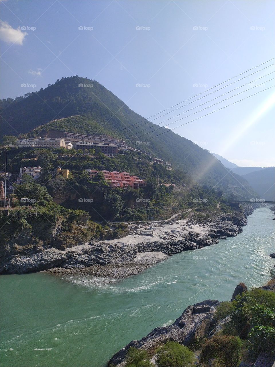 Amazing beauty of nature at the Devprayag Sangam