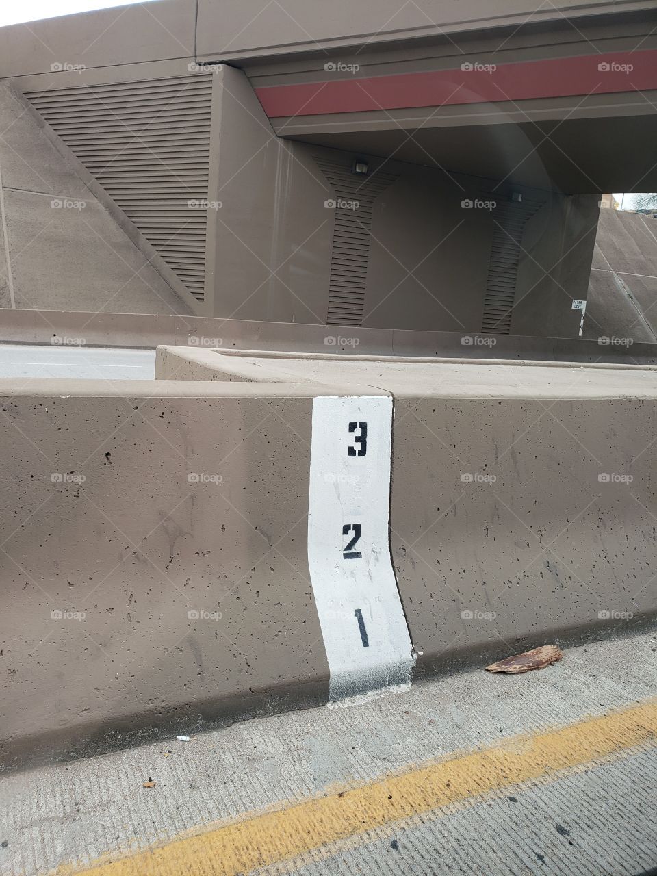 water level markers for flooding