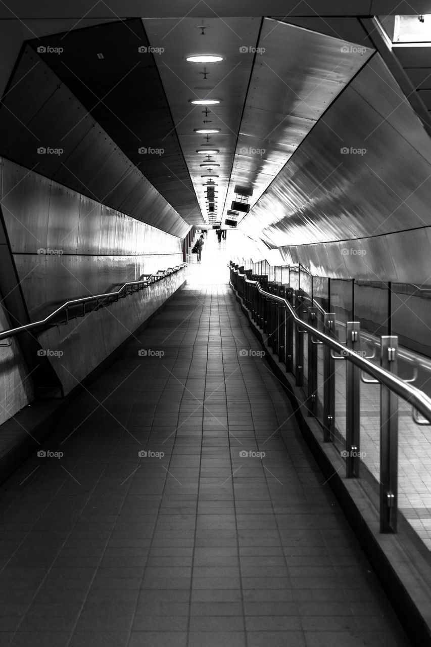 underground light tunnel subway by laconic