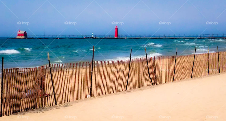 End of Summer at Michigan lake