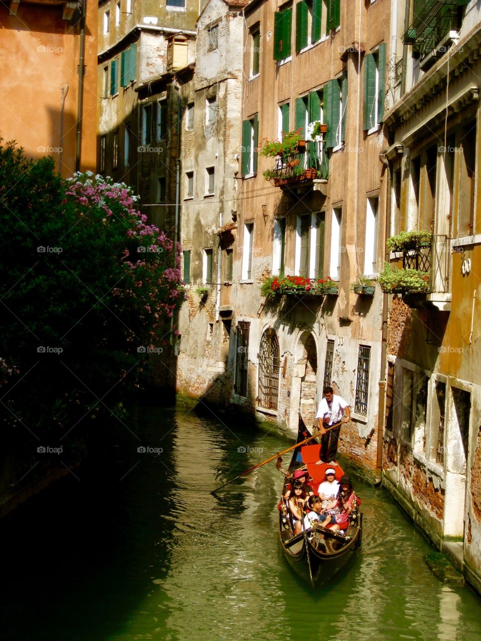 Canal in Venice, Italy. 