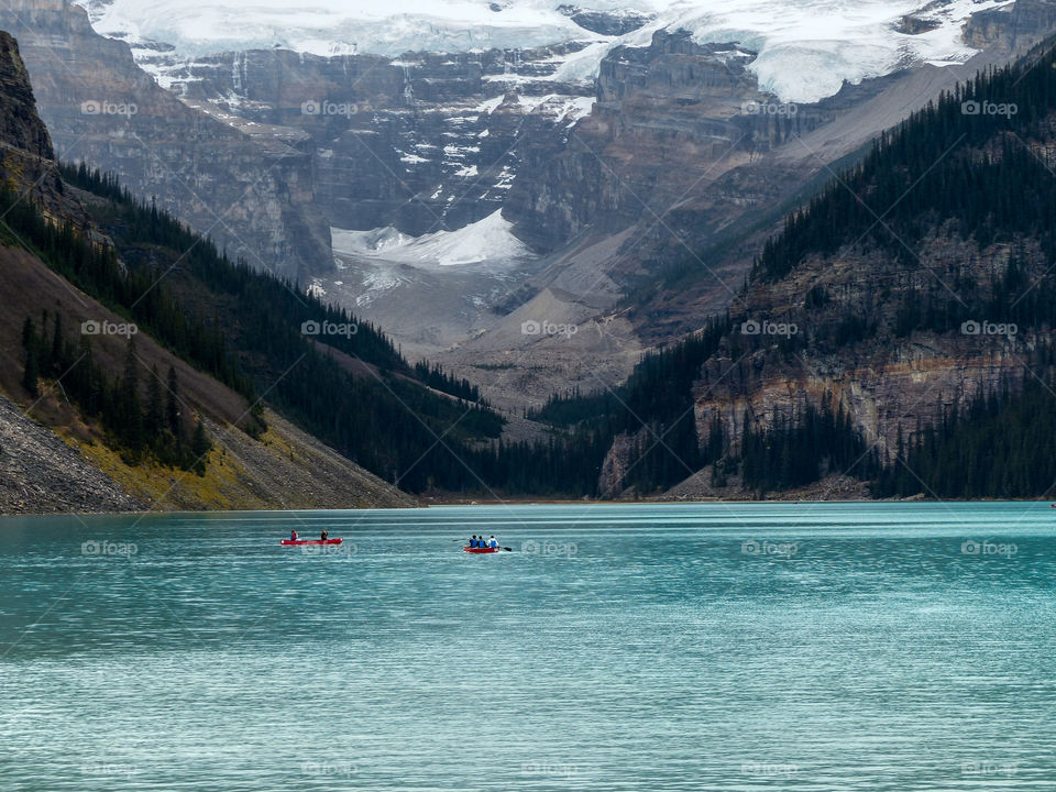 Lake Louise - Alberta / Canada. Rocky Mountains trip - Alberta / Canada