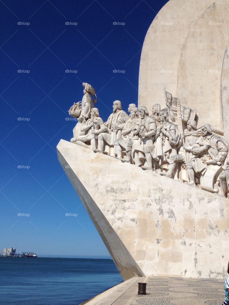 Monument to the discoveries. Monument to the discoveries in Lisbon
