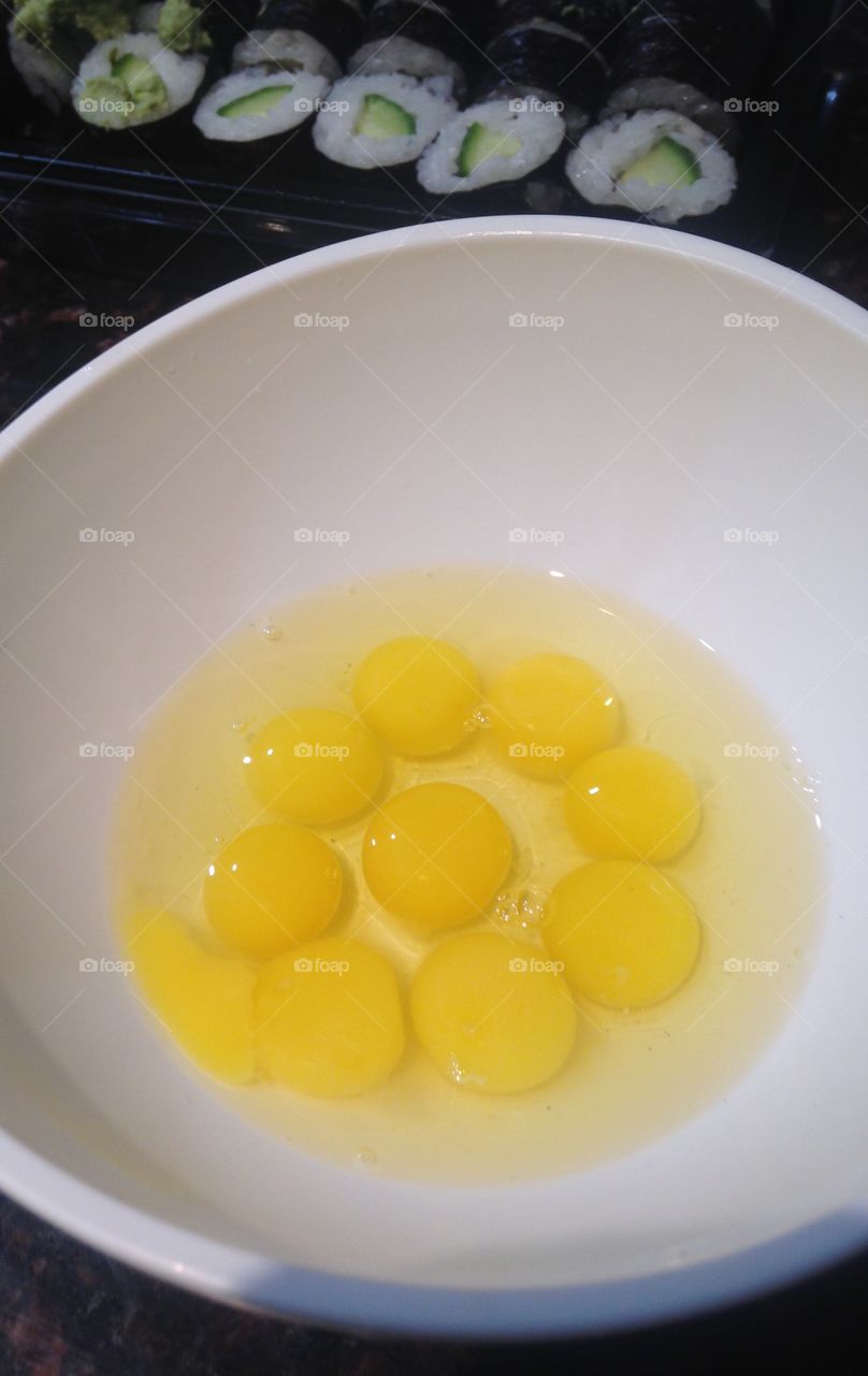 Sunshine quail eggs