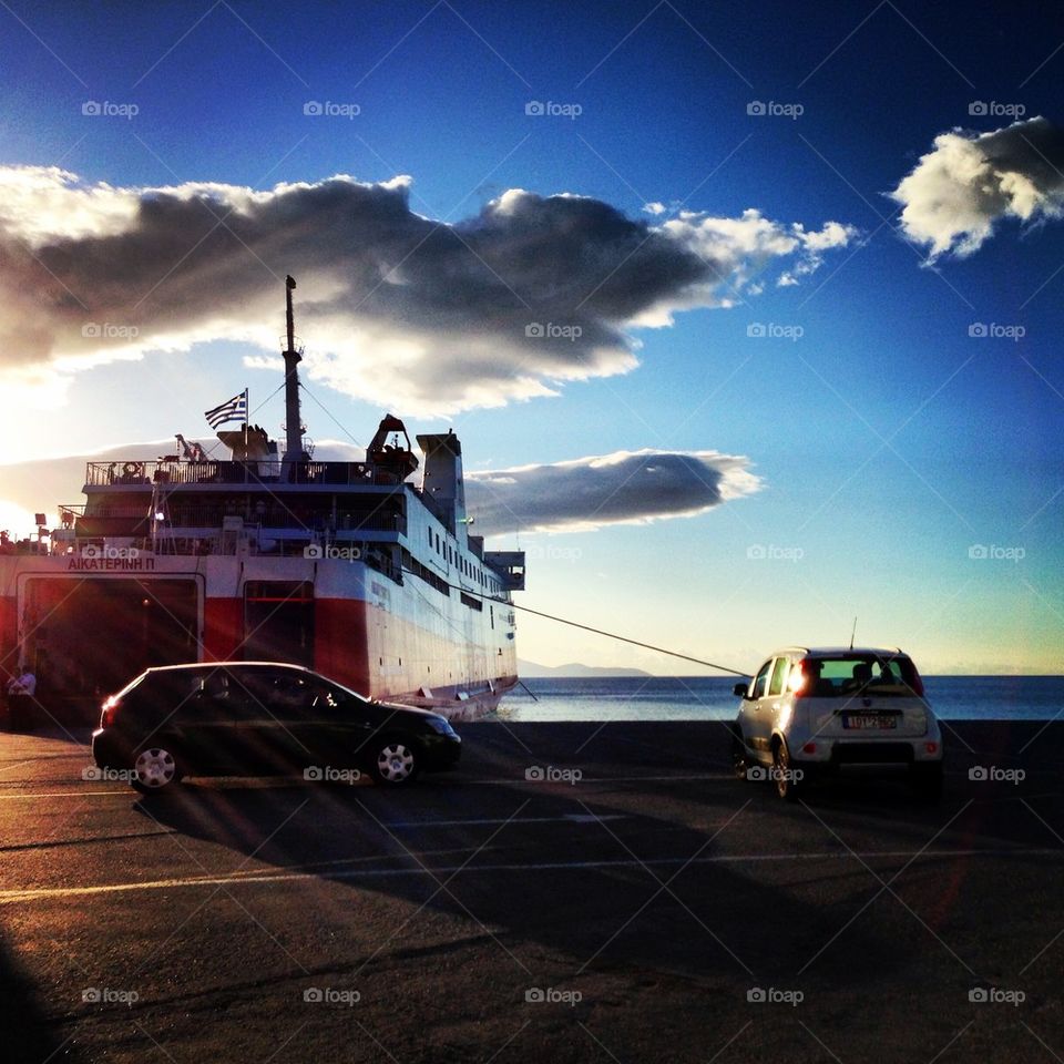 Greek Island Ferry