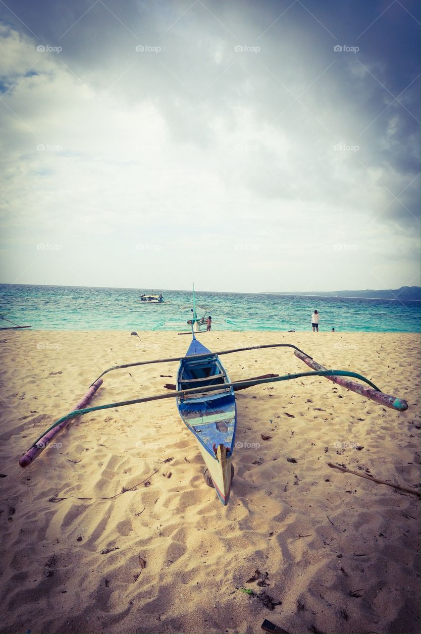 Boat by the beach