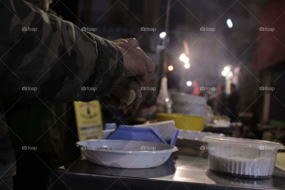 Vucciria e limone sulle stigghiola