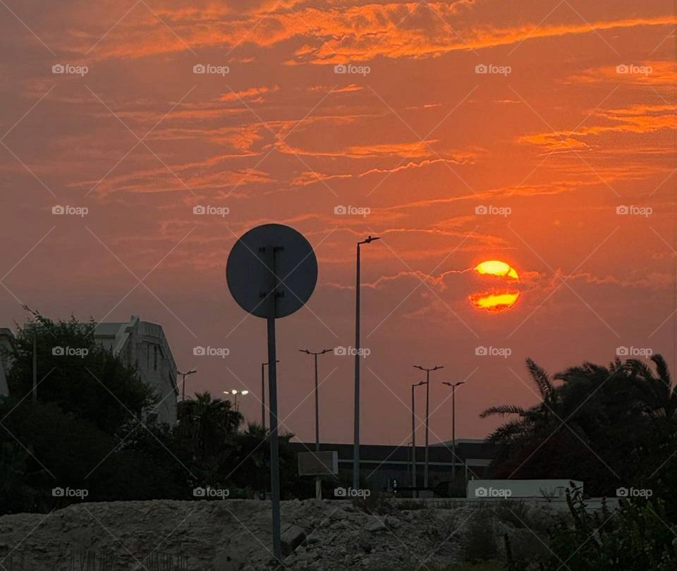 beautiful sunset time 🌅