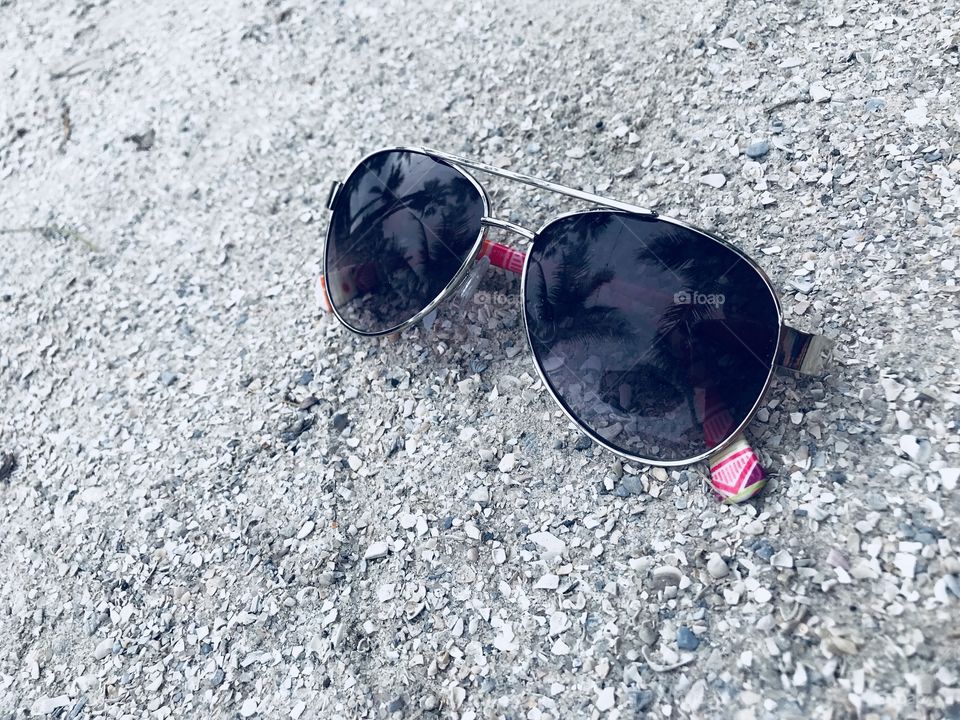 Sunglasses at the beach!
