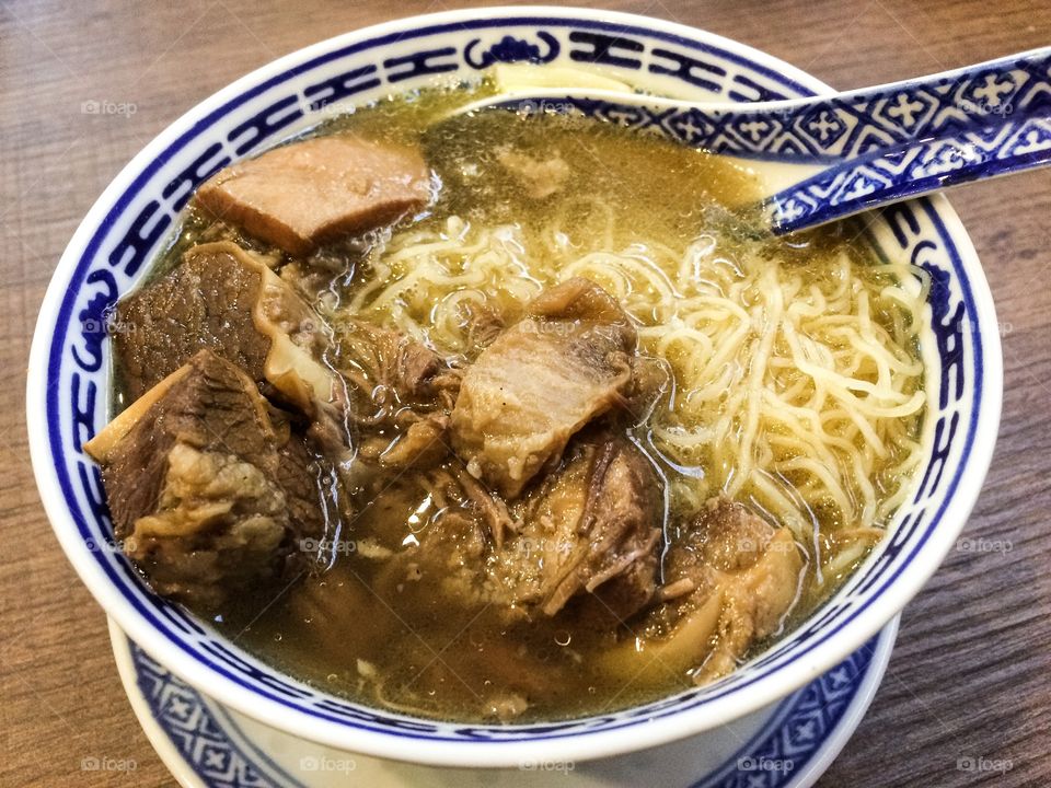 Beef brisket noodles