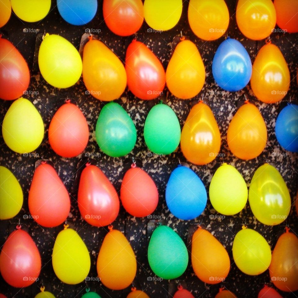 Balloons . Balloons at a fair.


